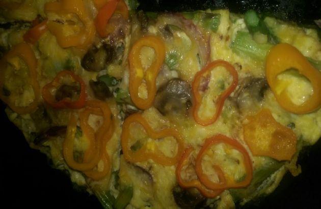 Fritatta kale veggies