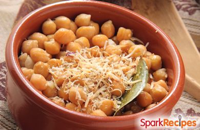 Garlic & Parmesan Roasted Chickpeas 1 Serving=2/3 cup