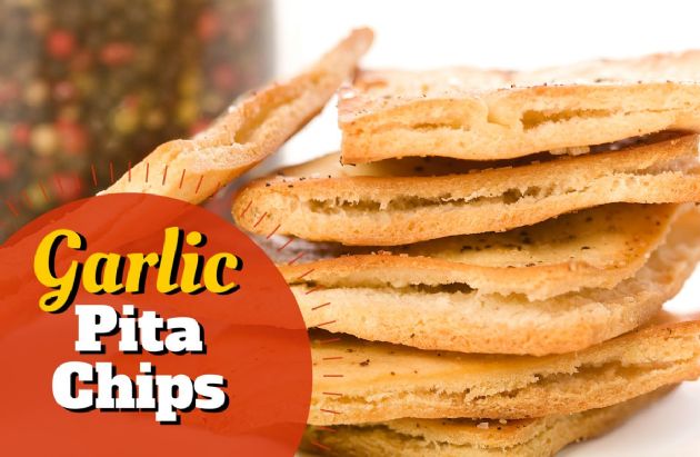 Garlic Pita Chips RECIPE