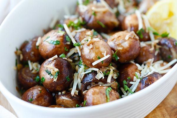 Garlic and Herb Mushrooms