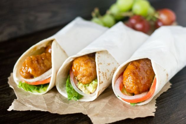 General Tso's Chicken Wraps