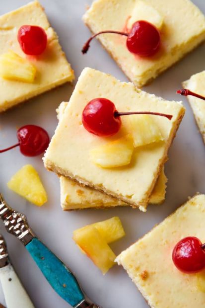 Greek Yogurt Pineapple Bars