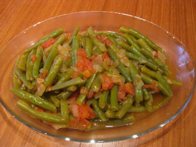 Green bean stew Recipe | SparkRecipes