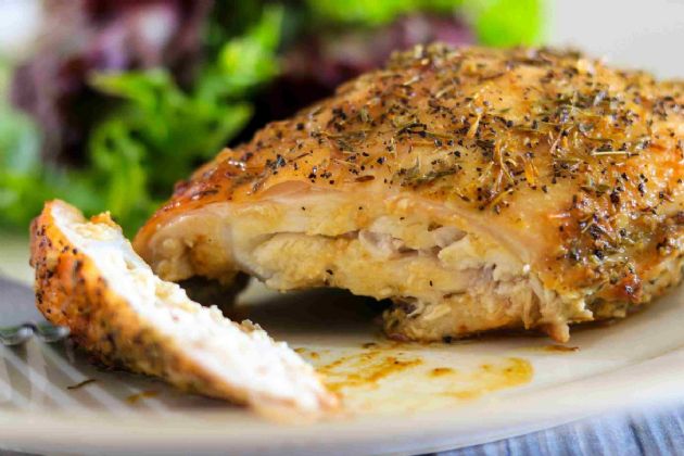 Grilled (or Oven Baked) Rosemary Chicken Breasts