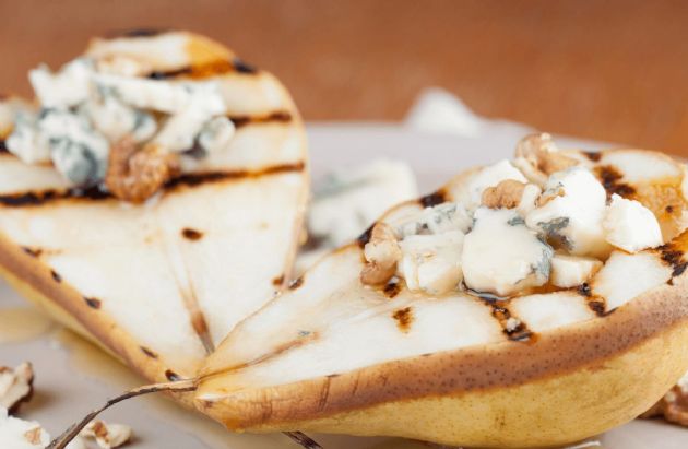 Grilled Blue Cheese Pears