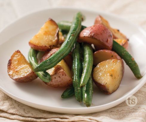 Grilled Green Beans & Potatoes Recipe