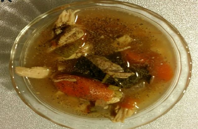 HOMEMADE CHICKEN - VEGETABLE SOUP