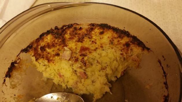 Ham & Cauliflower Au gratin 