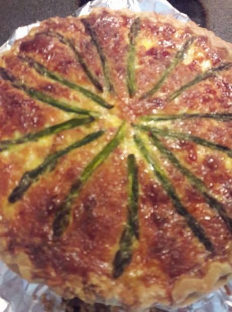 Ham Asparagus Quiche