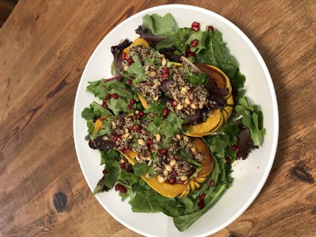 Harvest Quinoa Stuffed Delicata