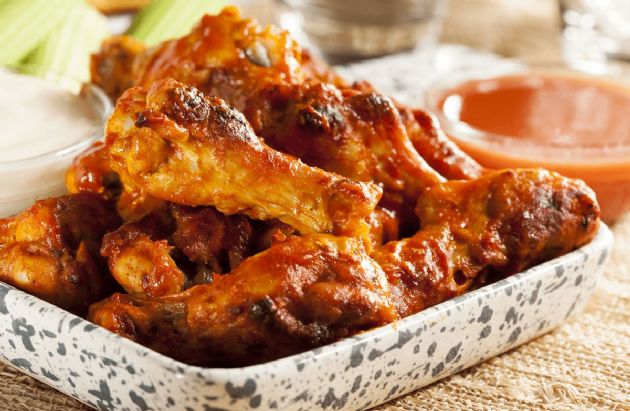 Healthy Baked Hot Wings 