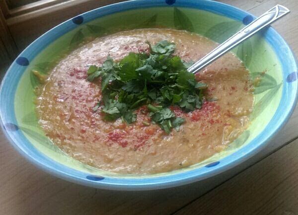 Heidi's Crushed Red Lentil Soup