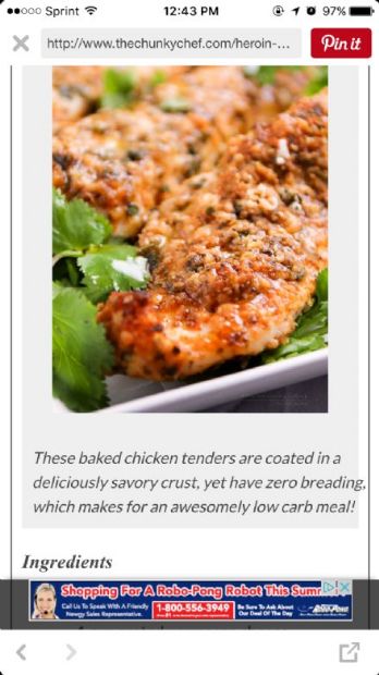 Heroine Chicken-low carb