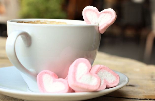 Homemade Heart-Shaped Marshmallows