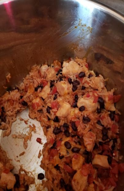 Instant Pot Chicken Burrito Bowl