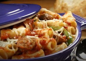 Italian Sausage Rigatoni Bake