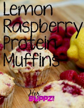 Jessica's Lemon Raspberry Protein Muffins