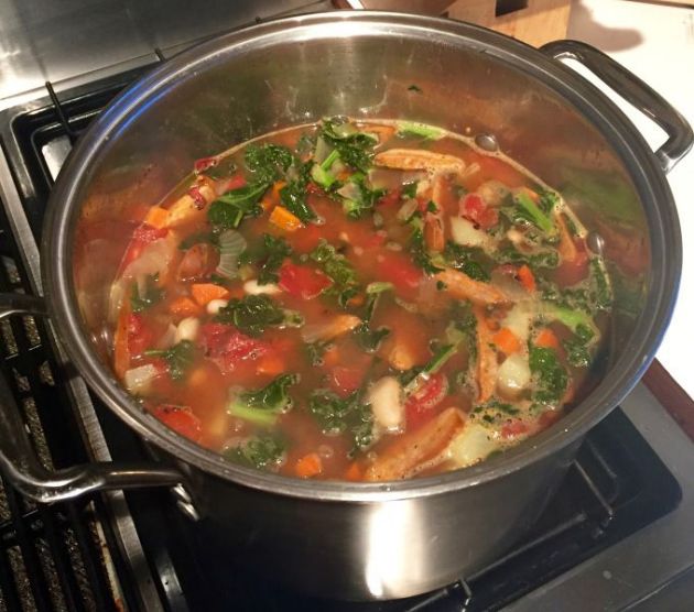 Kale, Sausage & Vegetable Soup