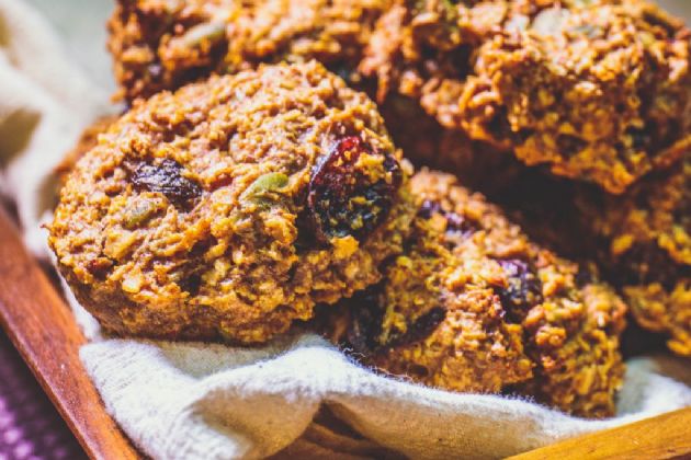 Kathy Smith's Pumpkin Raisin Breakfast Cookie