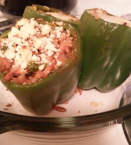 Katy's Italian stuffed peppers