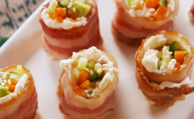 Keto Bacon Sushi