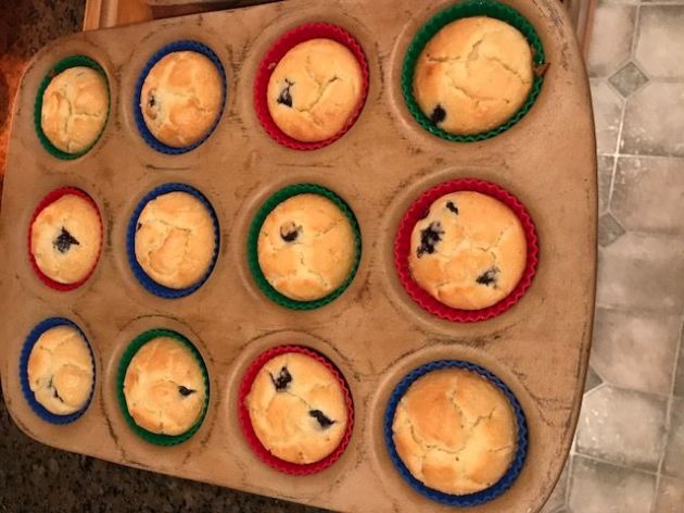 Keto Blueberry Lemon Muffins