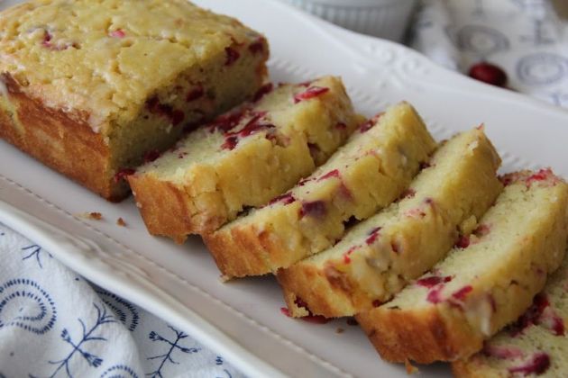 Keto Cranberry Orange bread