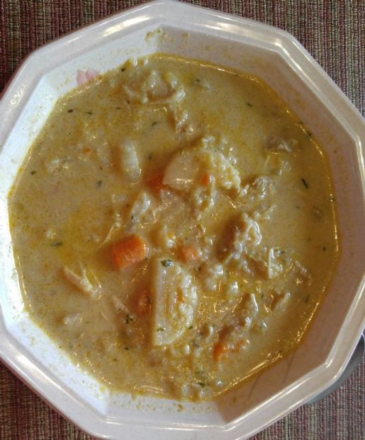 Keto Hot Curried Chicken Soup