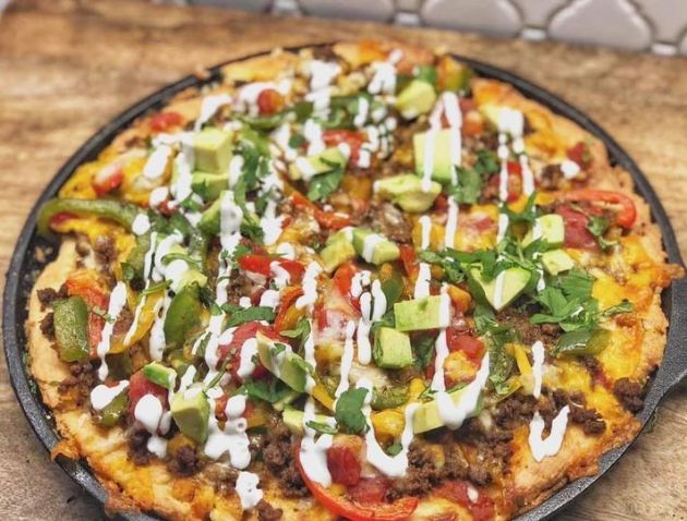 Keto Mexican Pizza