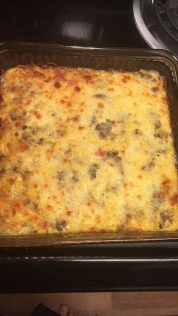 Keto Pizza bake 