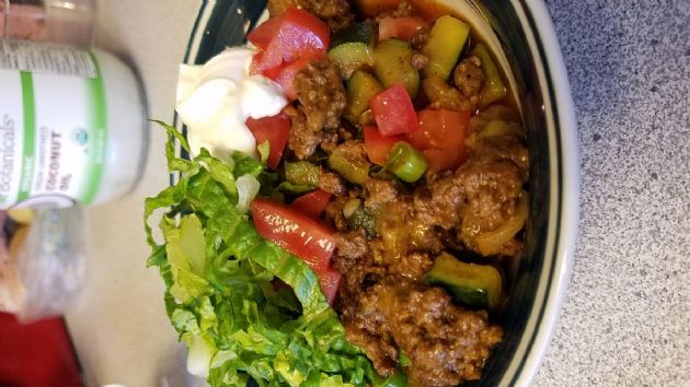 Keto taco skillet