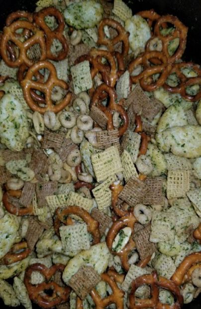 Lemon Dill Chex Party Mix (Slow Cooker)