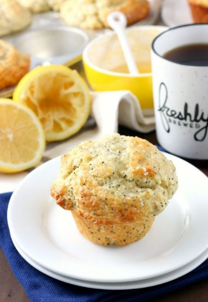 Lemon Poppy Seed Yogurt Muffins