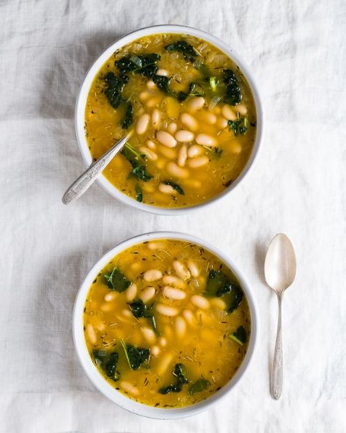 Lemon White Bean Soup