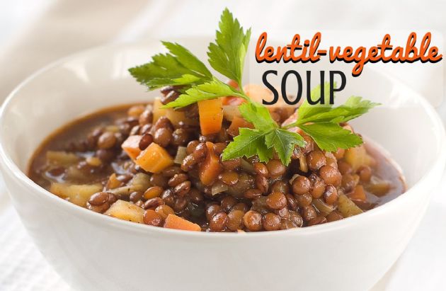 Lentil Vegetable Soup 