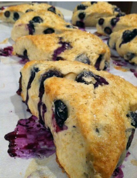 Low Cal Blueberry Scones