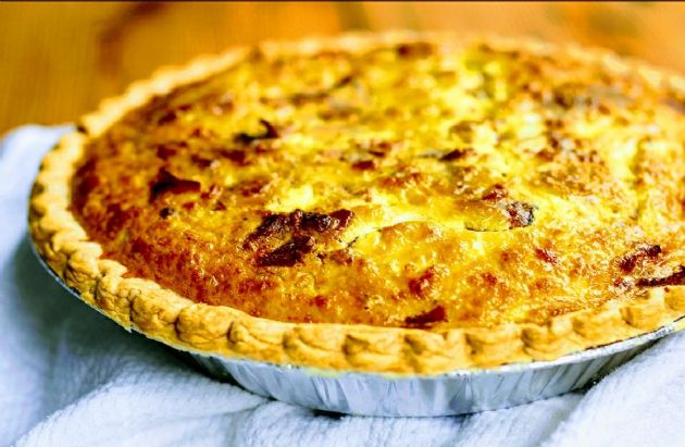 Low Sodium Onion Mushroom Quiche