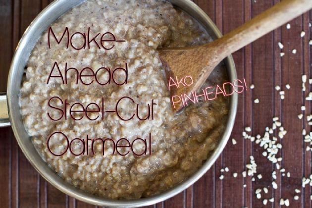 Make Ahead Oatmeal