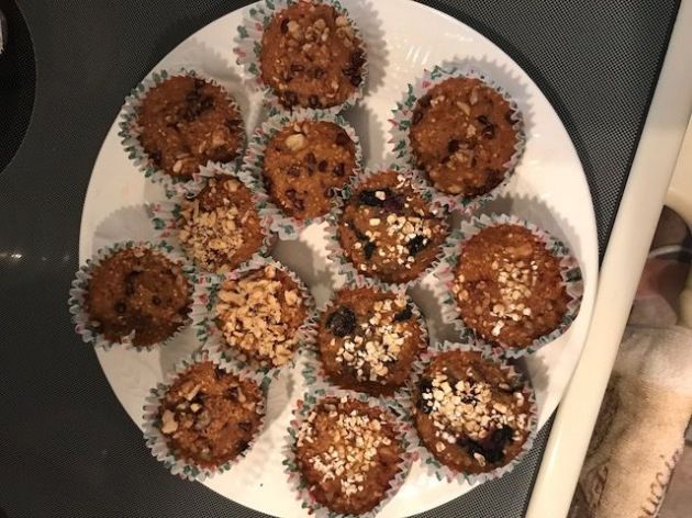 Marybeth's  Low Carb./Gluten Free Oatmeal Muffins