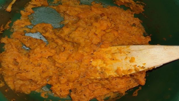 Mashed carrots