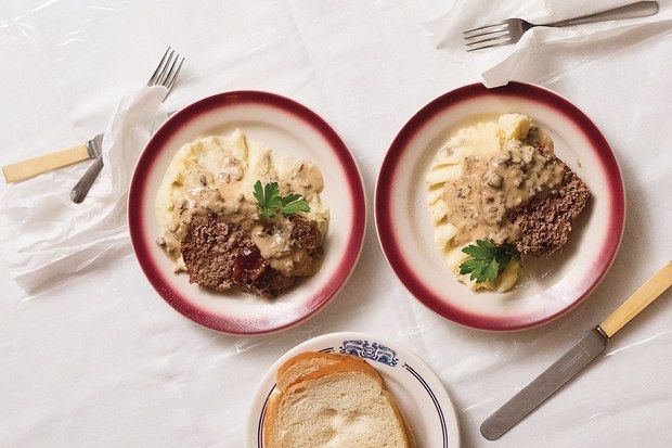 Meat Loaf With Mushroom Gravy - Anthony Bourdain