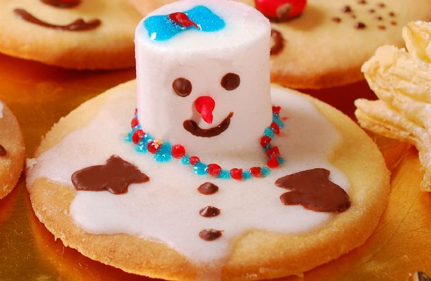 Melting Snowman Cookies