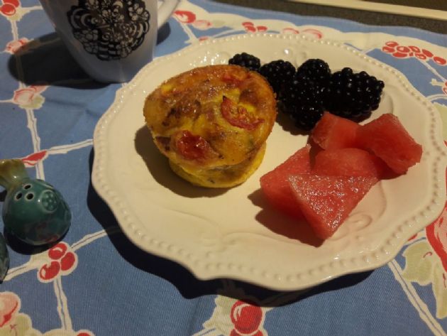 Mini Crustless Quiche