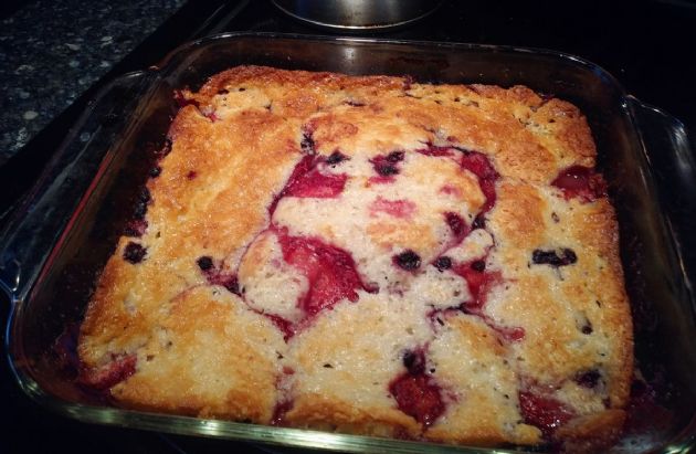 Mixed berry cobbler