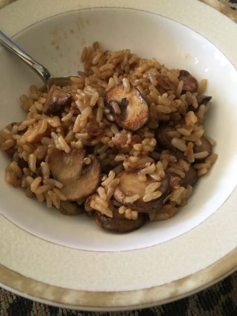 Mushroom Brown Rice - Fat Smash Phase 1 Diet