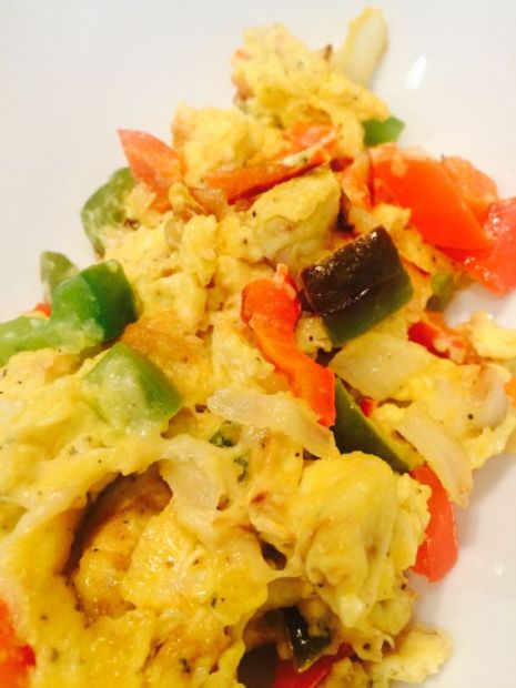 Circle of Surrender Vibrant Veggie Omlete Scramble