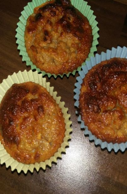 Oat, Banana, Apple Muffins