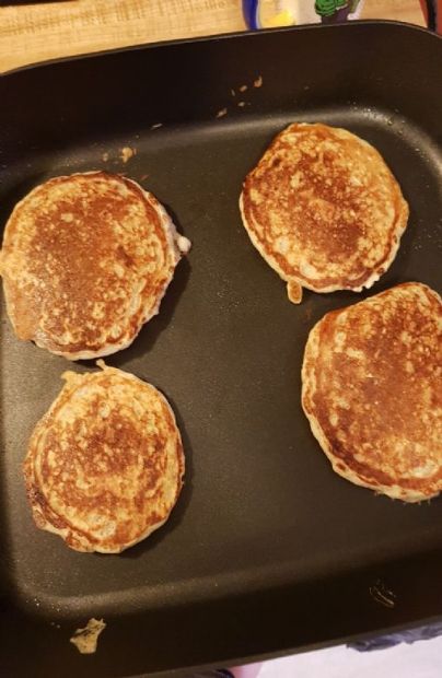 Oatmeal banana pancakes