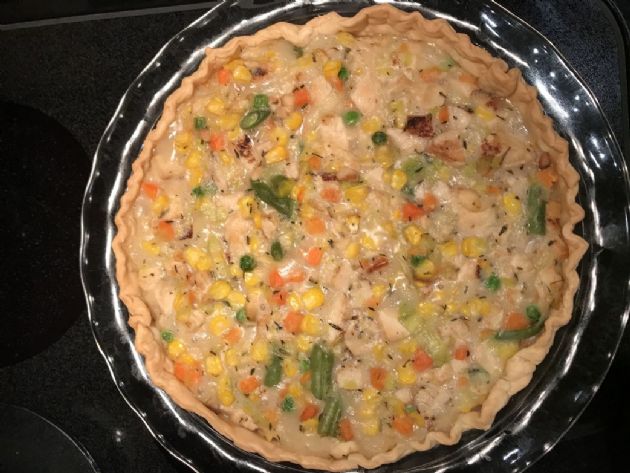 Chicken Pot Pie, One-Crust