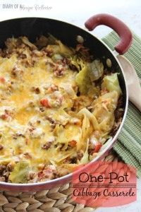 One-Pot Cabbage Casserole - Vegetarian Style